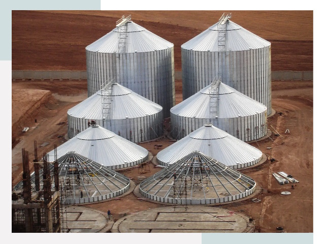 Строительство зерновых силосов в Ахтубинске