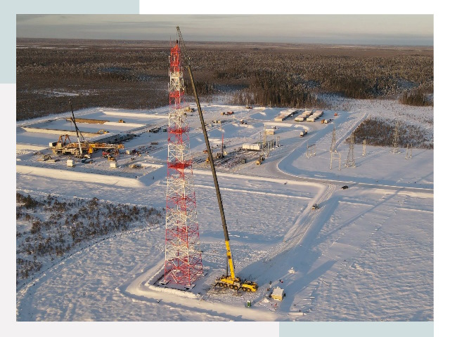 Мачты связи в Ахтубинске