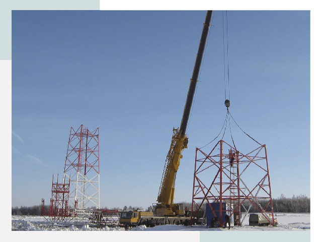 Монтаж вышек связи в Ахтубинске