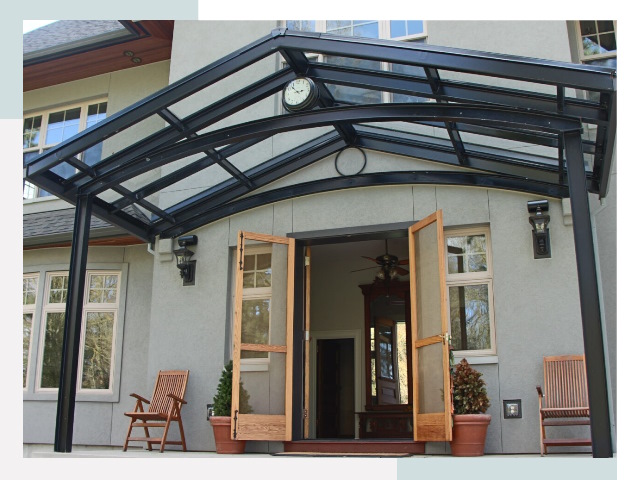 Козырьки металлические в Ахтубинске