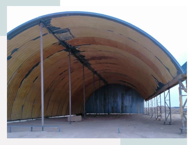 Реконструкция ангаров в Ахтубинске